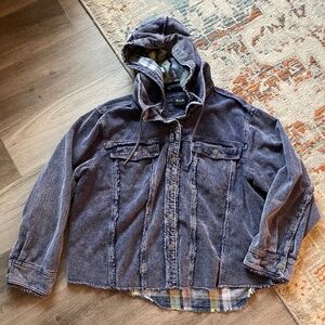 Stoosh corduroy & plaid jacket